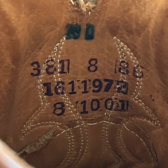 Dan post Milwaukee Classic Brown Leather Cowboy Boots size 10D - Picture 14 of 15